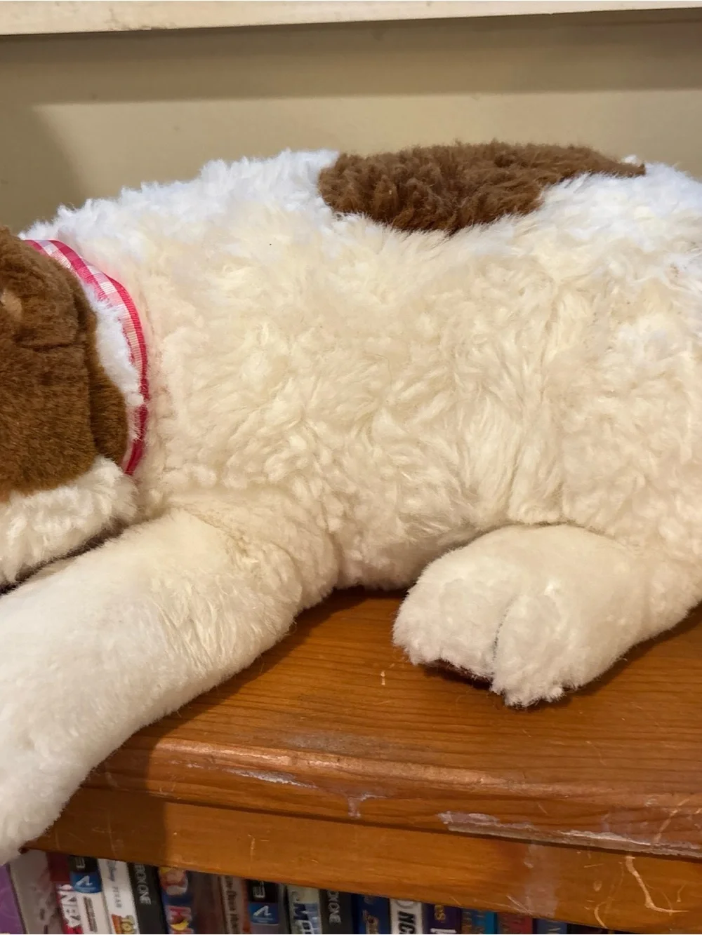DAKIN Cream and Brown Plush Toy with Label